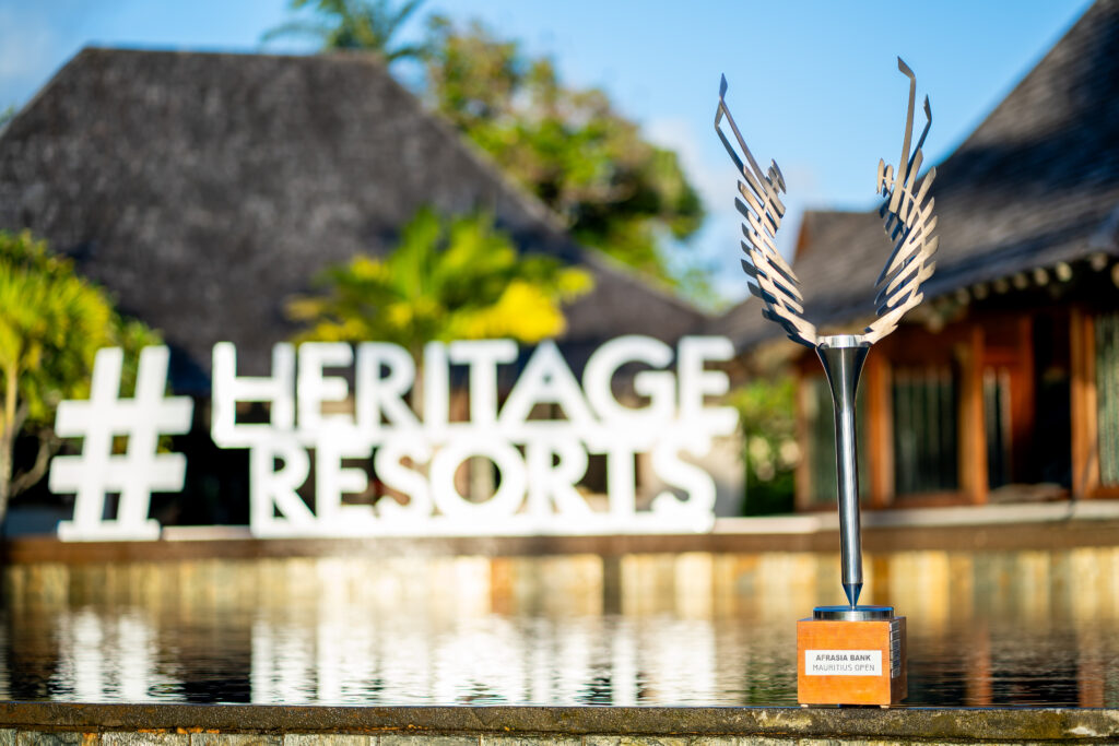 AfrAsia Bank Mauritius Open Trophy at Heritage Resorts